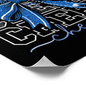 Poster Coquette Cheer Bow Team Pom-pom girl Cheerlead B (Coin)