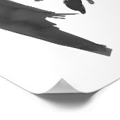 Poster Coquette de la Bow Noire moderne Accueil (Coin)