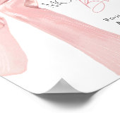 Poster Coquette élégante Bow rose Maman-osa Bar (Coin)