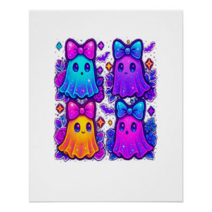 Poster Coquette Iridescent Halloween