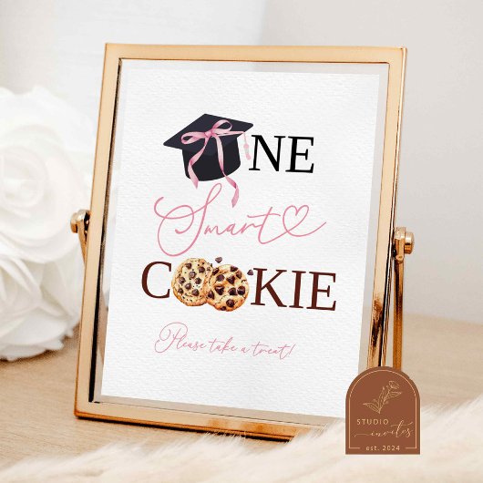 Poster Coquette rose Un Cookie Intelligent Signal