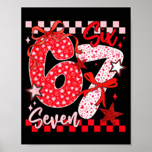 Poster Coquette Valentine 67 Six Seven Préparatoire Cœur