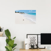 Poster Coquillage sur la plage (Bureau à domicile)