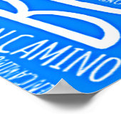 Poster Coquille de pétoncle Buen Camino (Coin)