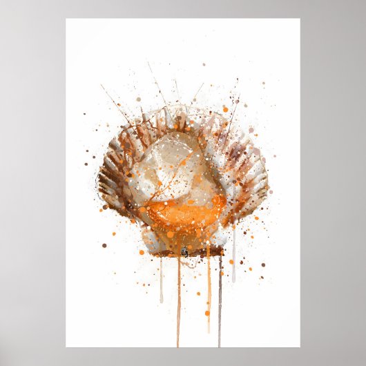 Poster Coquille Saint-Jacques (Devant)