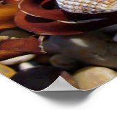 Poster Coquille Sur Un Lit D'Algues (Coin)