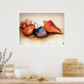 Poster Coquilles d'été (Cuisine)