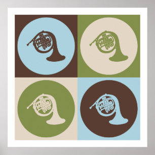 Poster Cor de harmonie d'art de bruit