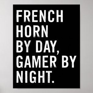 Poster Cor d'harmonie de jour, joueur de jeux vidéo de nu