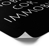 Poster Cor nobile cor immobile (Coin)