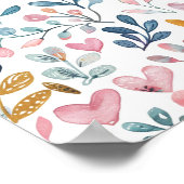 Poster Corações em aquarela (Coin)