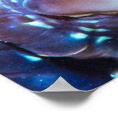 Poster Corail de couleur méterlic (Coin)