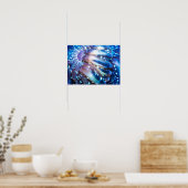 Poster Corail de couleur méterlic (Cuisine)