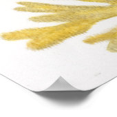 Poster Corail jaune (Coin)