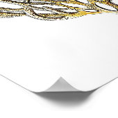 Poster Corail marin n° 1 Antique Histoire naturelle Impri (Coin)