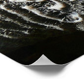 Poster Corail noir et blanc II Abstrait Nature Photo (Coin)