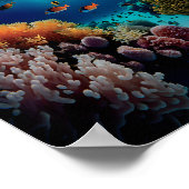 Poster Corail Reef Et Poisson Tropical Coral Reef Adventu (Coin)