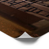 Poster Coral Court Motel sur l'affiche de la Route 66 (Coin)