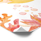 Poster Coral Reef Dreams Mermaid personnalisable (Coin)