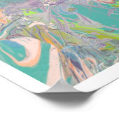 Poster Coral Reef Splash Édition ouverte (Coin)