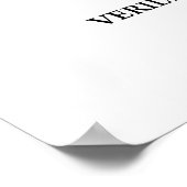 Poster Coran | Calligraphie Inspiring Verse/Citation. (Coin)