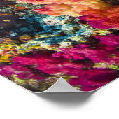 Poster Coraux mous sur récif peu profond, Fidji (Coin)