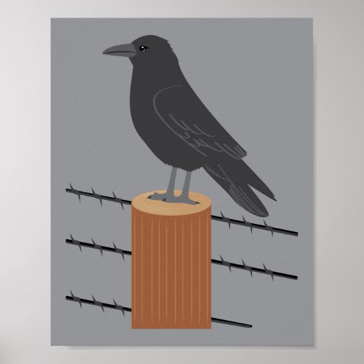 Poster Corbeau (Devant)