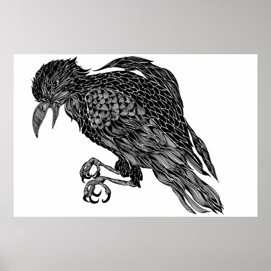 Poster Corbeau (Devant)