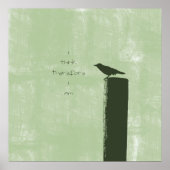 Poster Corbeau (Devant)