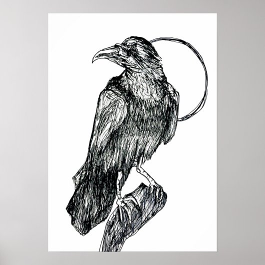 Poster Corbeau Amical (Devant)