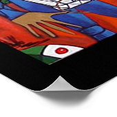 Poster Corbeau bleu par Gregory Gallo (Coin)