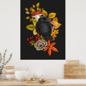 Poster Corbeau d'automne (Cuisine)