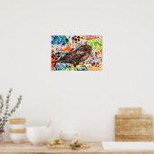 Poster Corbeau de la route (Cuisine)