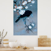 Poster Corbeau et Fleur par Ohara Koson (Cuisine)