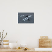 Poster Corbeau et pie (Cuisine)
