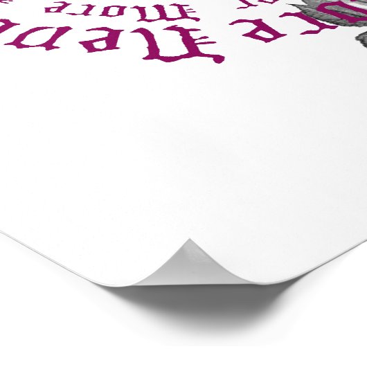 Poster Corbeau et Rose (Coin)