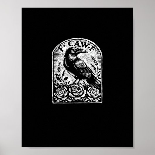 Poster Corbeau F CAW F (Devant)