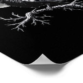 Poster Corbeau F-Caw-F Oiseau Drôle Cool Unique (Coin)