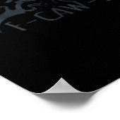 Poster Corbeau F-Caw-F Rétro Corbeau (Coin)