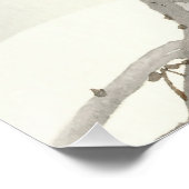 Poster Corbeau Raven Koson Oiseau japonais (Coin)