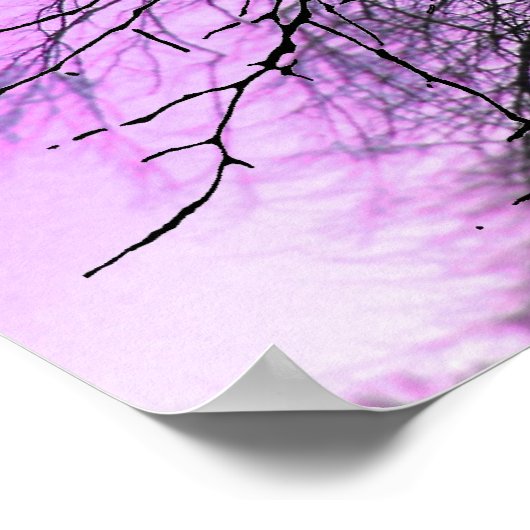 Poster Corbeau sur l'arbre (Coin)