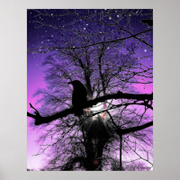 Corbeau sur l'arbre