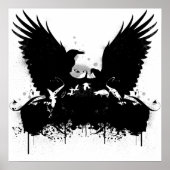 Poster Corbeaux encés (Devant)