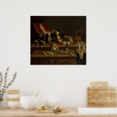 Poster Corbeille de bijoux sur une table (Cuisine)