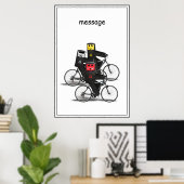 Poster Corbeilles cyclables (Bureau à domicile)