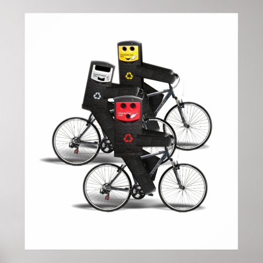 Poster Corbeilles cyclables (Devant)