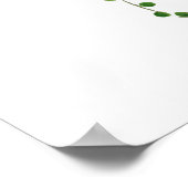 Poster corde verte de perle aquarelle 2020 (Coin)