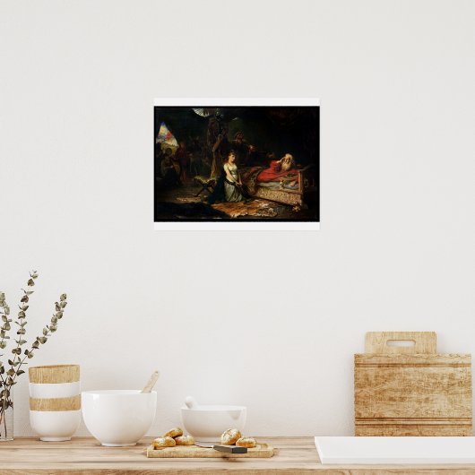 Poster Cordelia and King Lear (Cuisine)