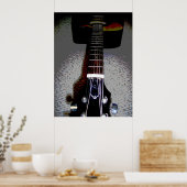 Poster Cordes de guitare (Cuisine)