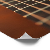 Poster Cordes de guitare acoustique (Coin)